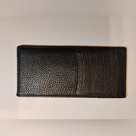 EUC Kate Spade Long Card Holder/Wallet - Black Pebbled Leather - Picture 4 of 5